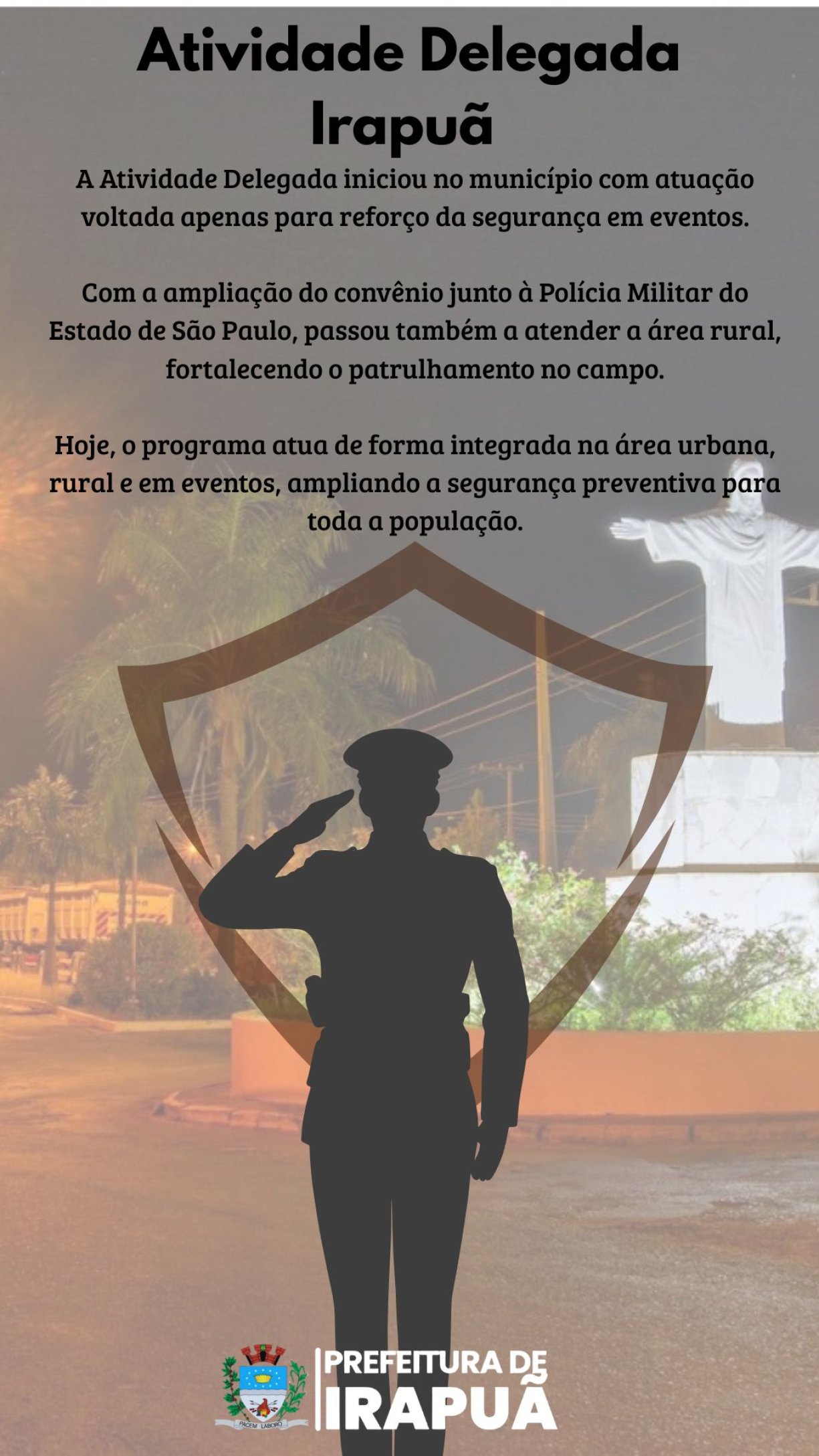 ATIVIDADE DELEGADA – EVOLUÇÃO E AMPLIAÇÃO NO MUNICÍPIO