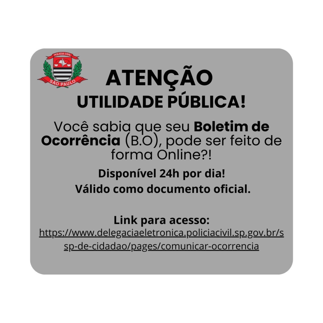 UTILIDADE PÚBLICA  B.O online