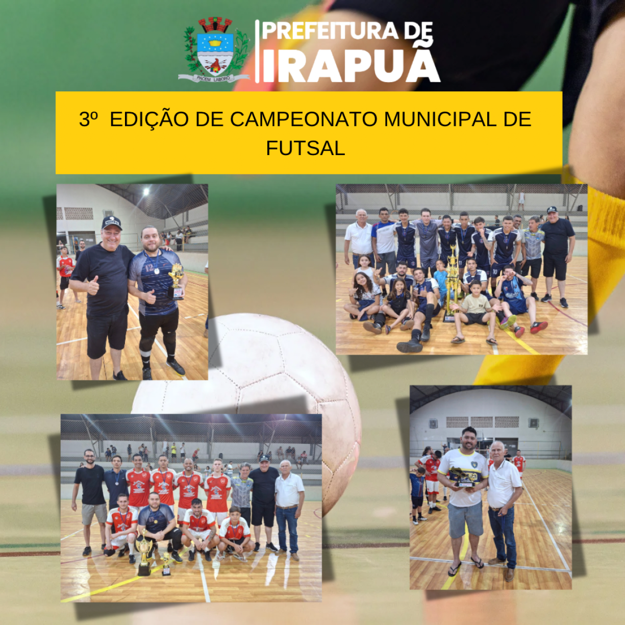PSG é campeão da 3ª Edição do Campeonato Municipal de Futsal 2025