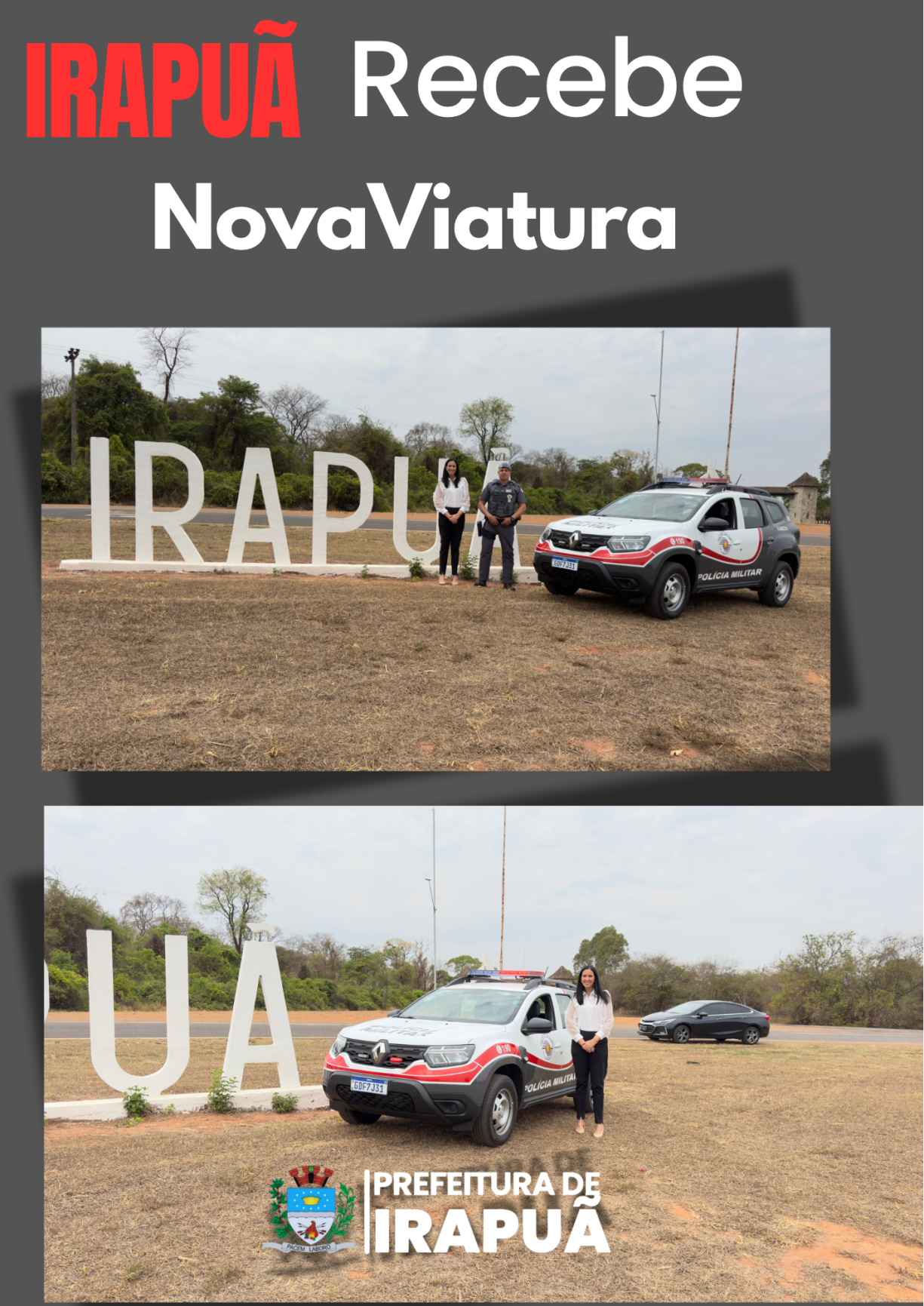 NOVA VIATURA EM IRAPUÃ